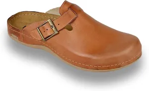 707 Leather Slip-on Mens Mule Clogs Slippers Shoe