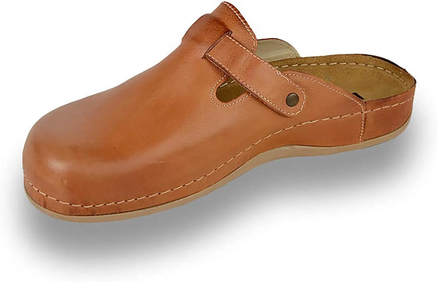 707 Leather Slip-on Mens Mule Clogs Slippers Shoe