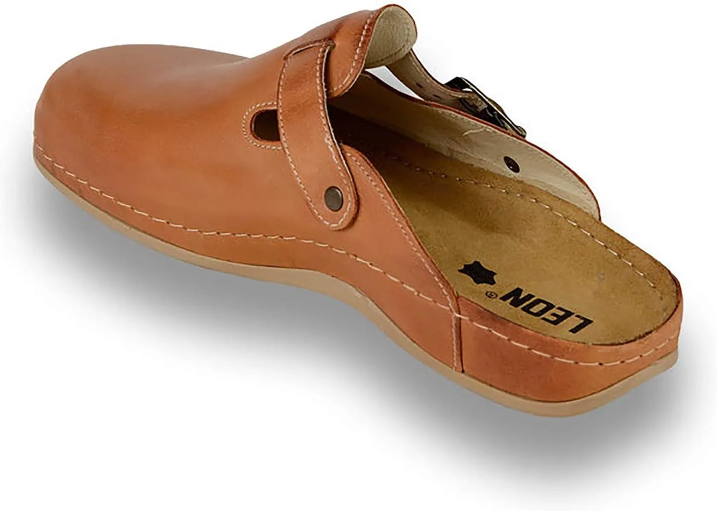 707 Leather Slip-on Mens Mule Clogs Slippers Shoe