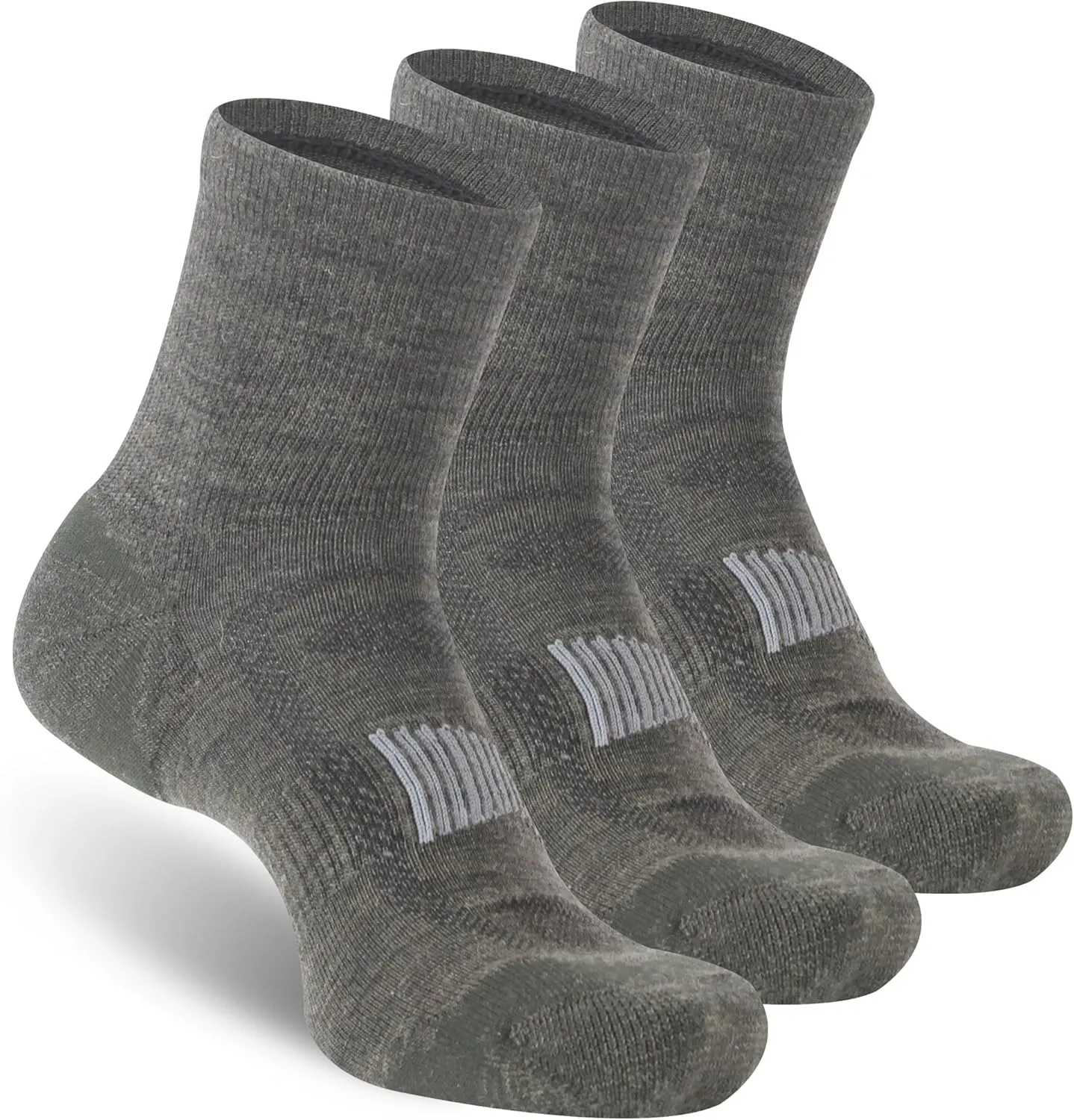 90% Merino Wool Socks for Men Women, Soft Thin Ankle Socks for Athletic Running Hiking Cycling 3 Pairs