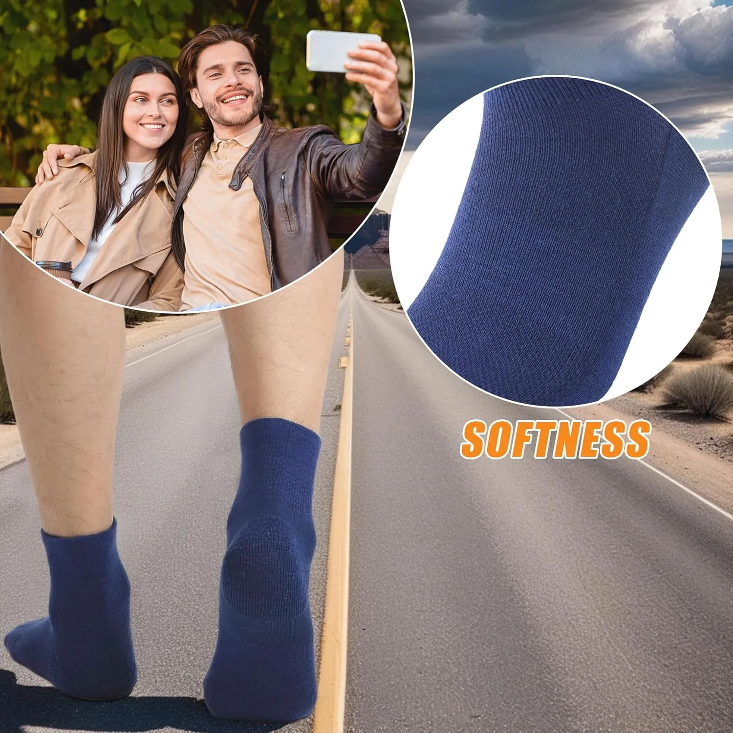 90% Merino Wool Socks for Men Women, Soft Thin Ankle Socks for Athletic Running Hiking Cycling 3 Pairs