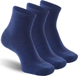 90% Merino Wool Socks for Men Women, Soft Thin Ankle Socks for Athletic Running Hiking Cycling 3 Pairs