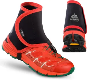ADABOO Low Trail Gaiters, Running Gators, Ankle Gaiters for Hiking, Sandproof Ankle Shoe Covers Wrapid Gators, Low Gators Lightweight Breathable