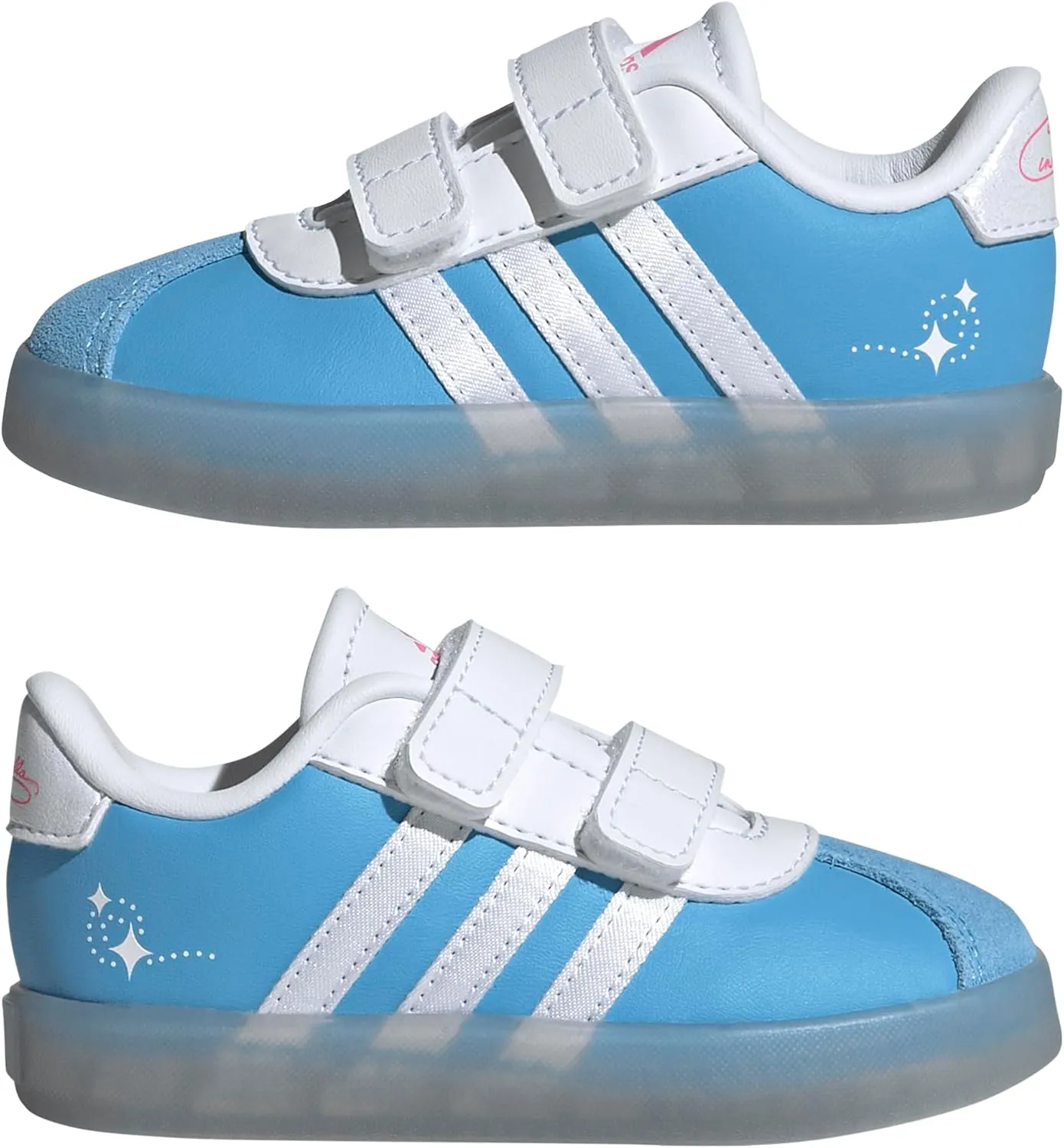 adidas Baby-Boy's Dinsey Vl Court 3.0 Velcro Strap Sneaker
