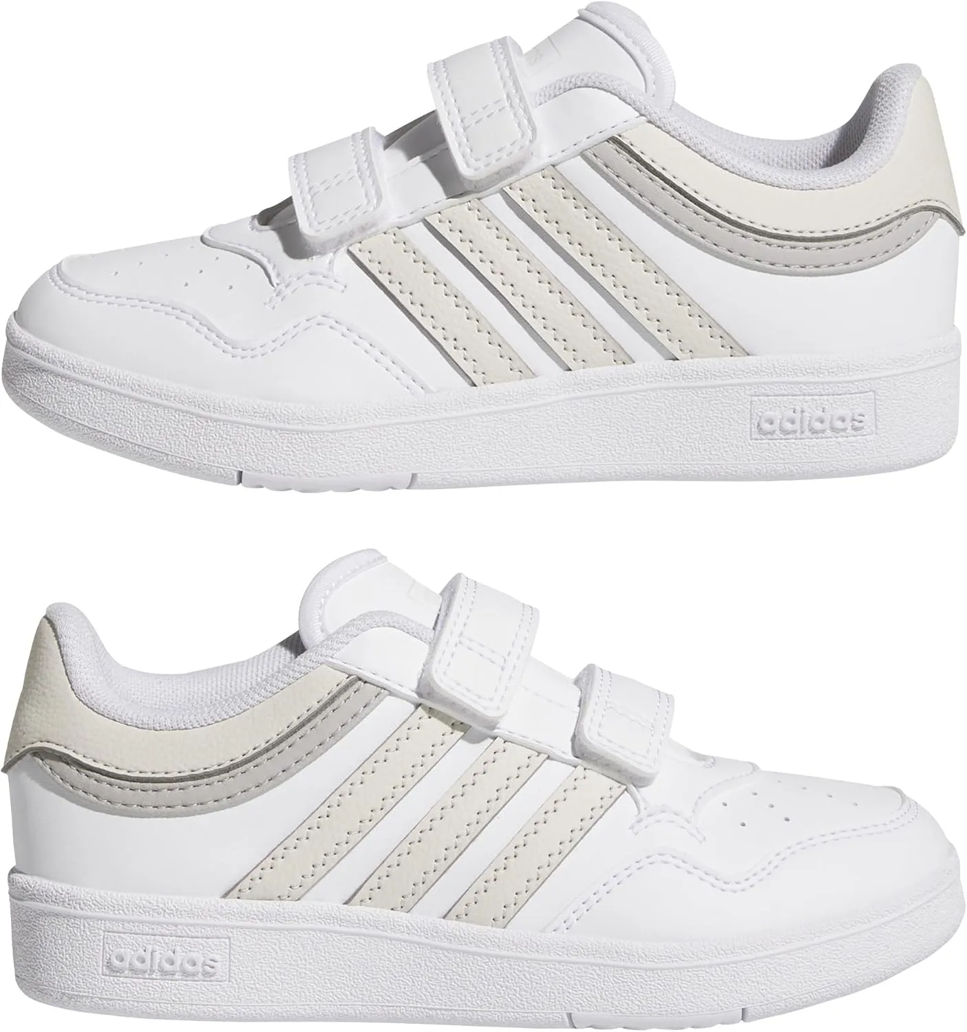 adidas Unisex-Child Hoops 4.0 Velcro Strap Sneaker