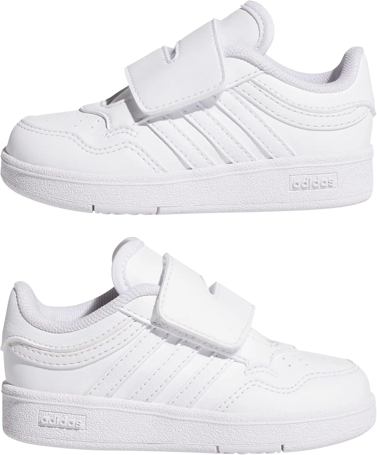 adidas Unisex-Child Hoops 4.0 Velcro Strap Sneaker