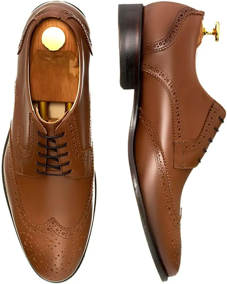 ADOLFO TURRION Leather Classic/Formal Shoes Oxfords Derby Brogue Barceo