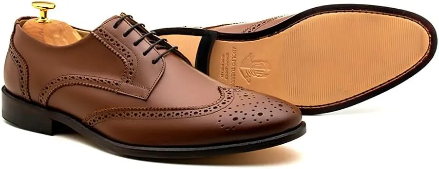 ADOLFO TURRION Leather Classic/Formal Shoes Oxfords Derby Brogue Barceo