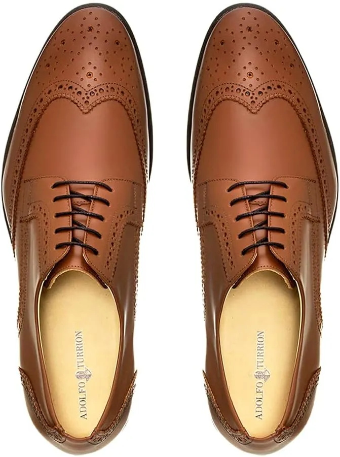 ADOLFO TURRION Leather Classic/Formal Shoes Oxfords Derby Brogue Barceo