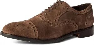 Anthony Veer Ford Quarter Brogue Shoes for Men | Lace-up | Goodyear Welt Construction | Recraftable Leather Outsole