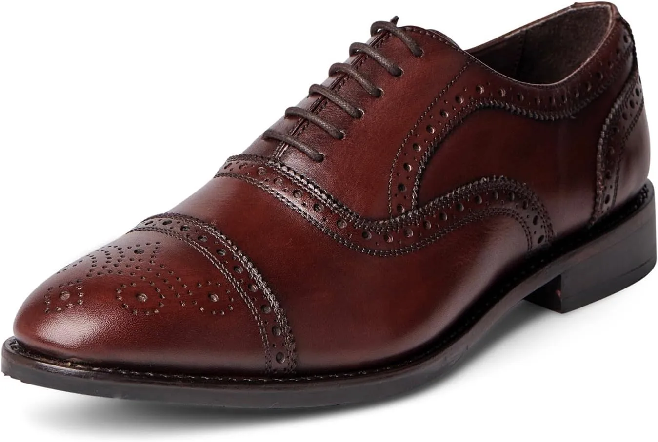 Anthony Veer Ford Quarter Brogue Shoes for Men | Lace-up | Goodyear Welt Construction | Recraftable Leather Outsole