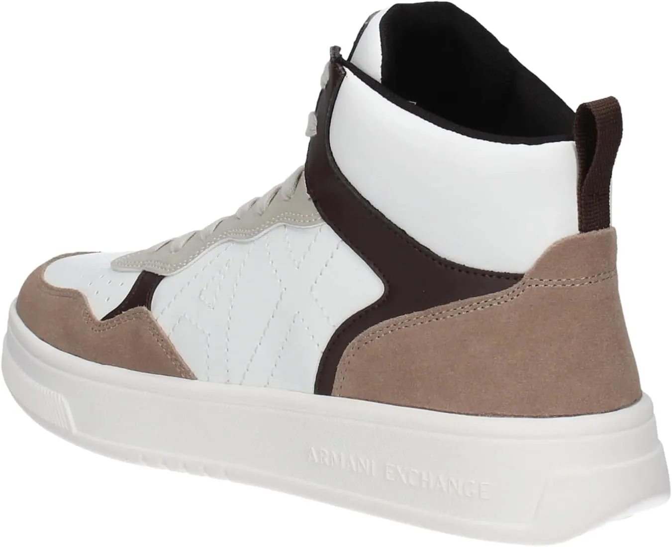 Armani Exchange Men's Campus Hi Top Logo Sneaker