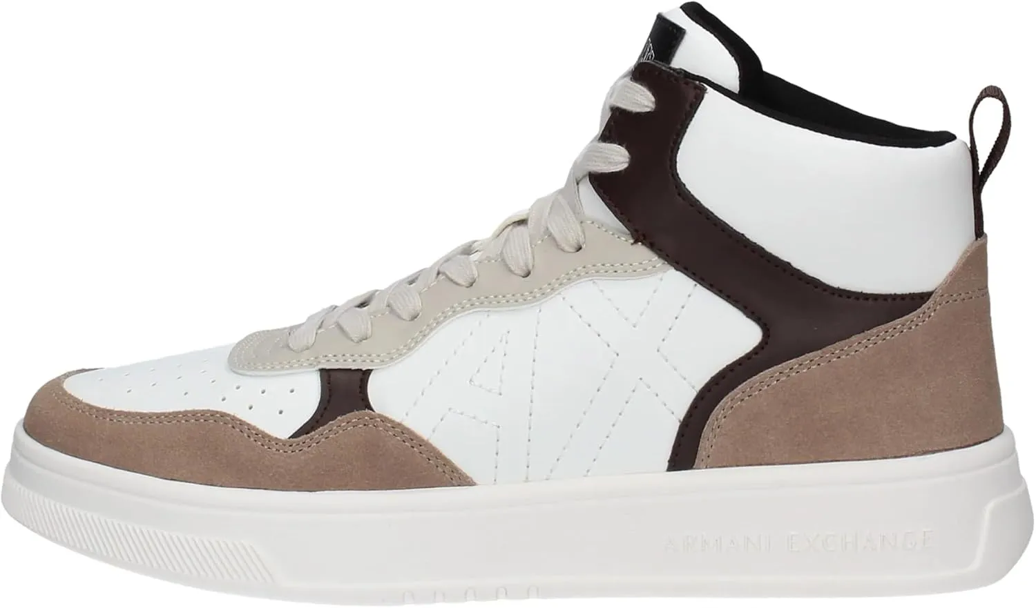 Armani Exchange Men's Campus Hi Top Logo Sneaker