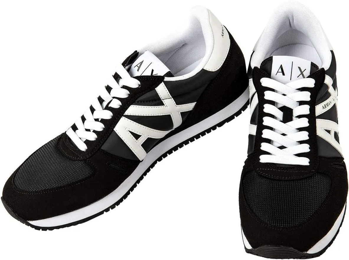 Armani Exchange Men's Lace Up Logo Sneaker