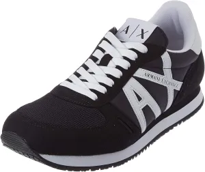 Armani Exchange Men's Lace Up Logo Sneaker