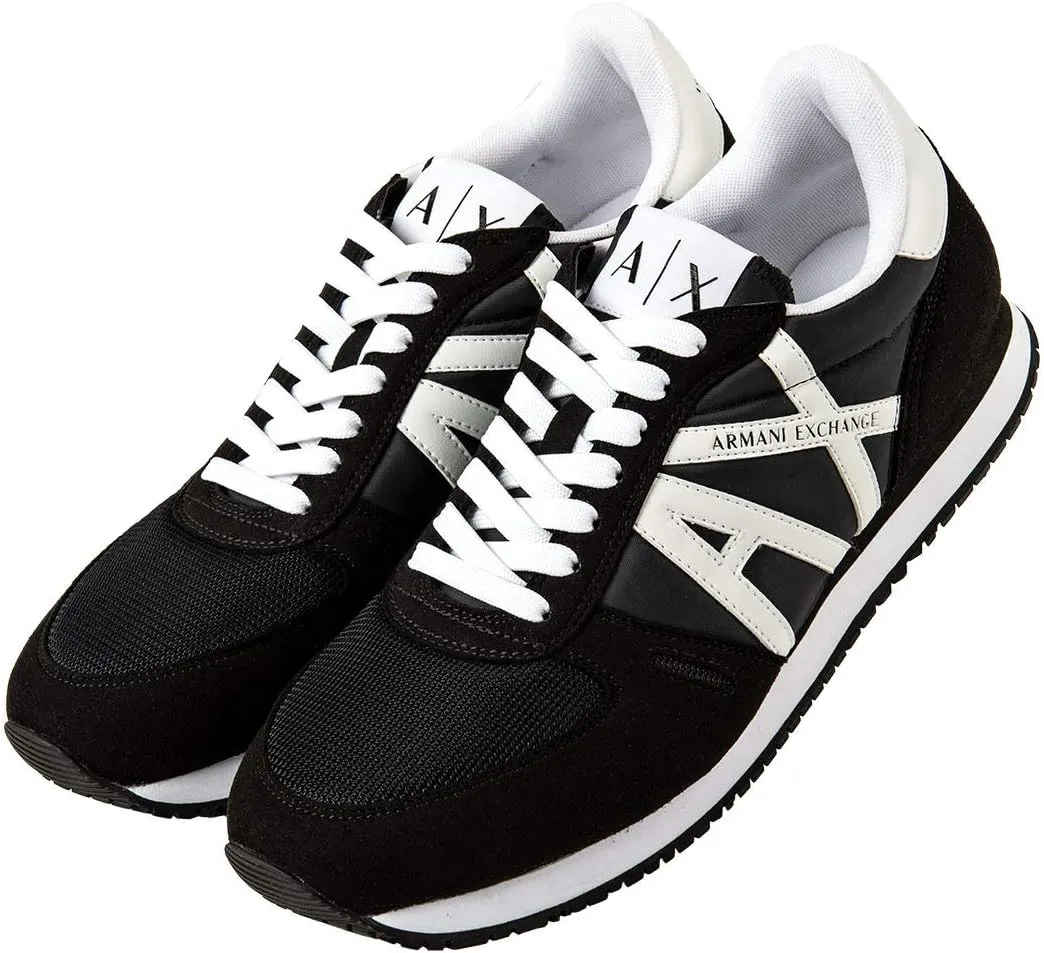 Armani Exchange Men's Lace Up Logo Sneaker
