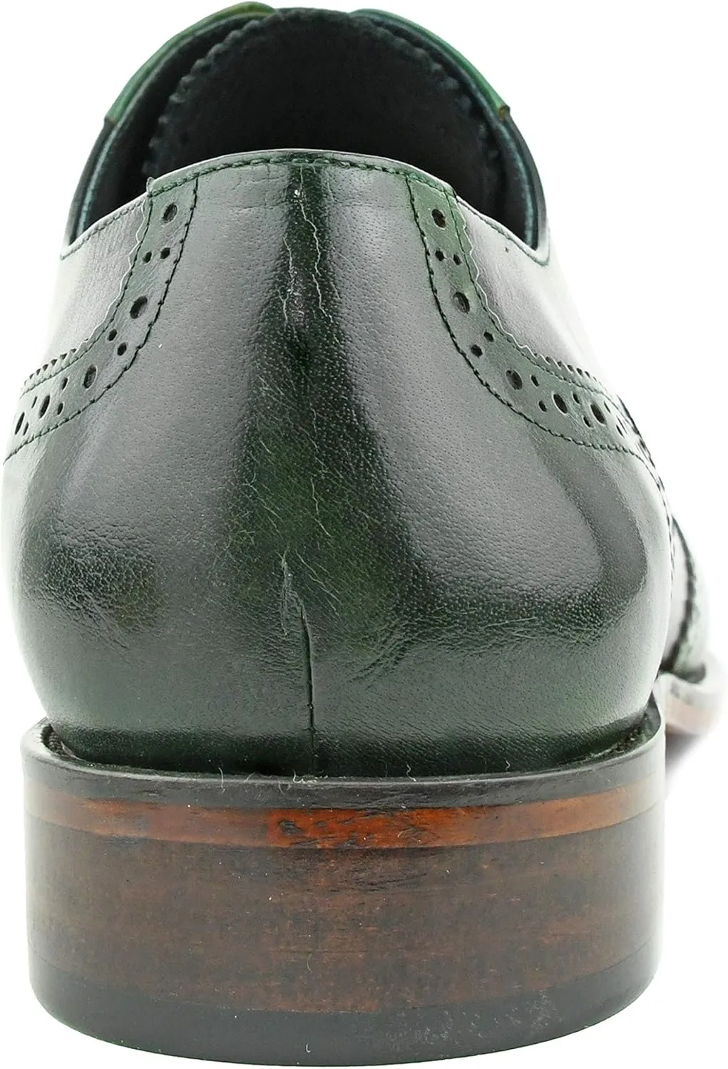 Asher Green AG100 - Men's Dress Shoes - Genuine Calf Leather Wingtip Oxfords - Two Tone and Multi Tone Mens Dress Shoes