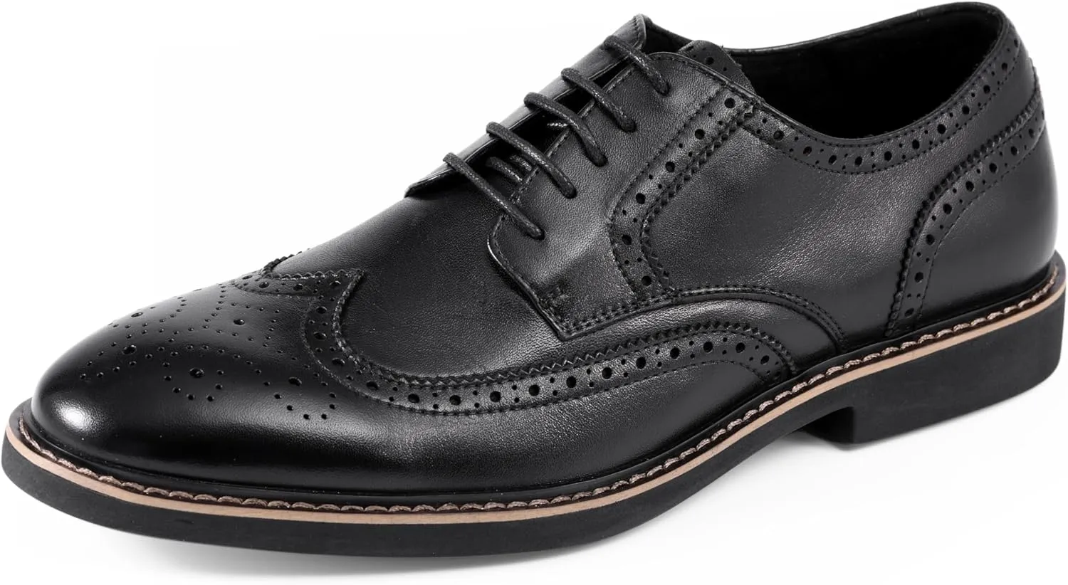 Asher Green AG100 - Men's Dress Shoes - Genuine Calf Leather Wingtip Oxfords - Two Tone and Multi Tone Mens Dress Shoes