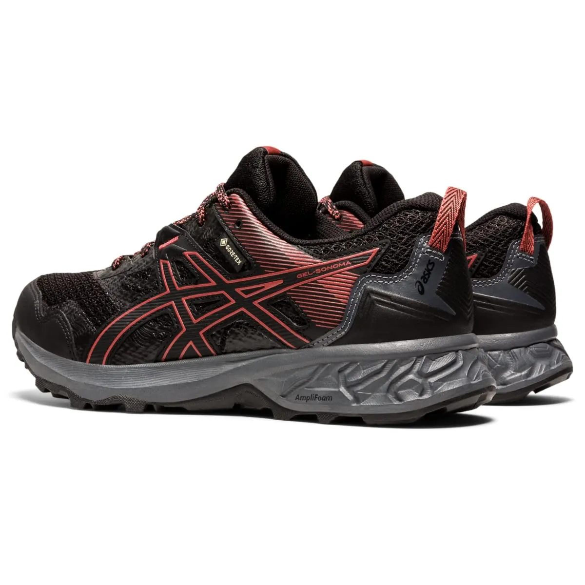 ASICS Women's Gel-Sonoma 5 G-TX Running Shoes, 8.5, Black/Dried Rose