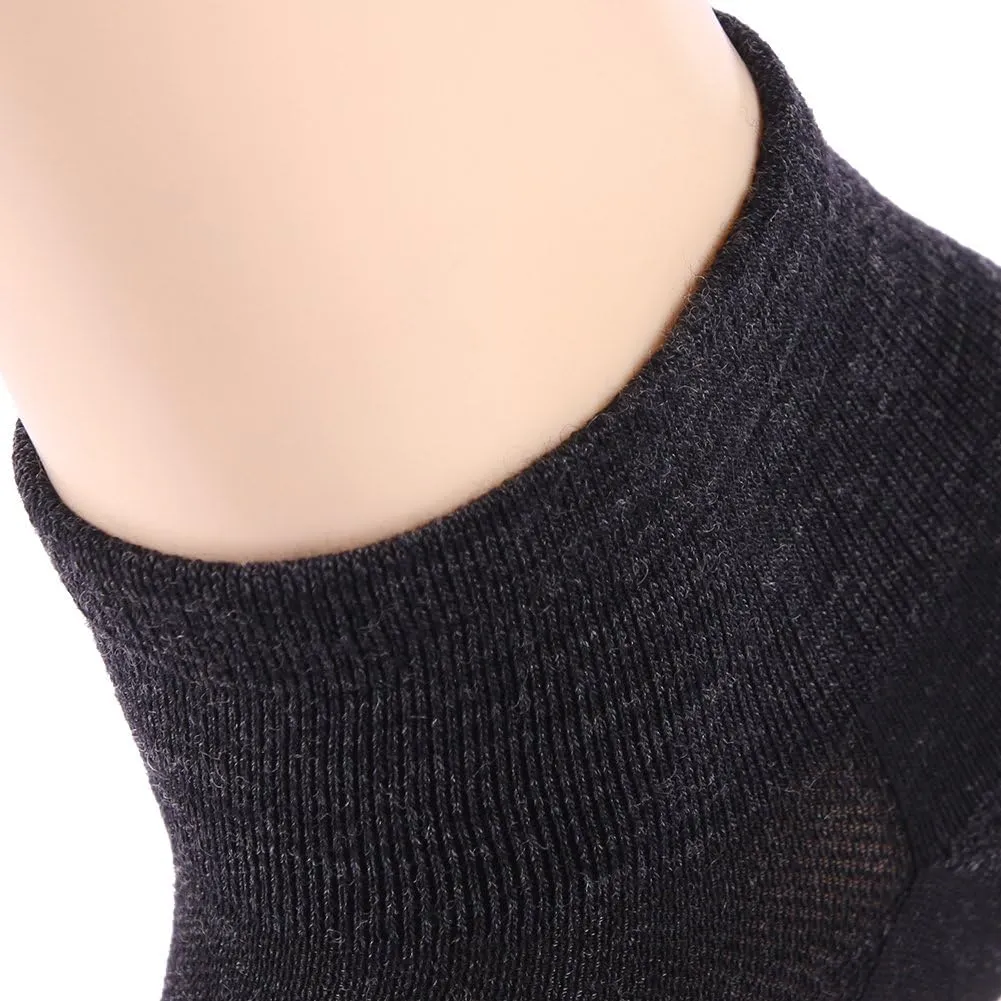 Athletic Running Socks, ZEALWOOD Unisex Merino Wool Anti-blister Cushion Hiking Socks,1/3 Pairs