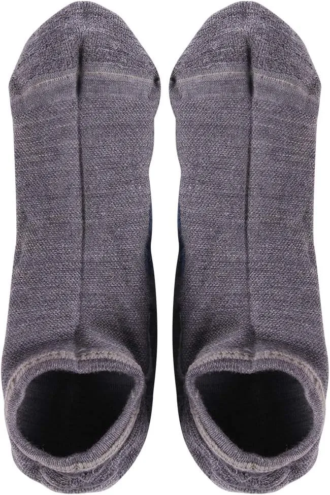 Athletic Running Socks, ZEALWOOD Unisex Merino Wool Anti-blister Cushion Hiking Socks,1/3 Pairs