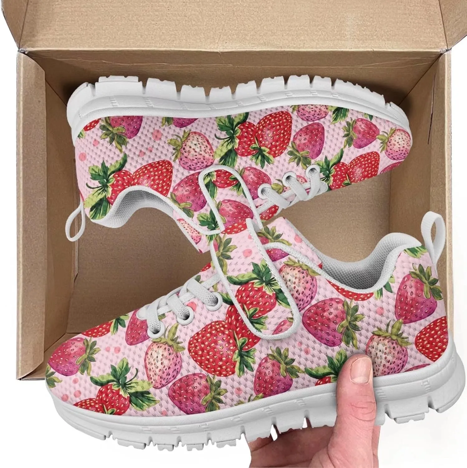 Athletic Sneaker for Boys,Girls Non-Slip Mesh Sneakers with White Sole,Children's Single Buckle Sneakers as Gifts
