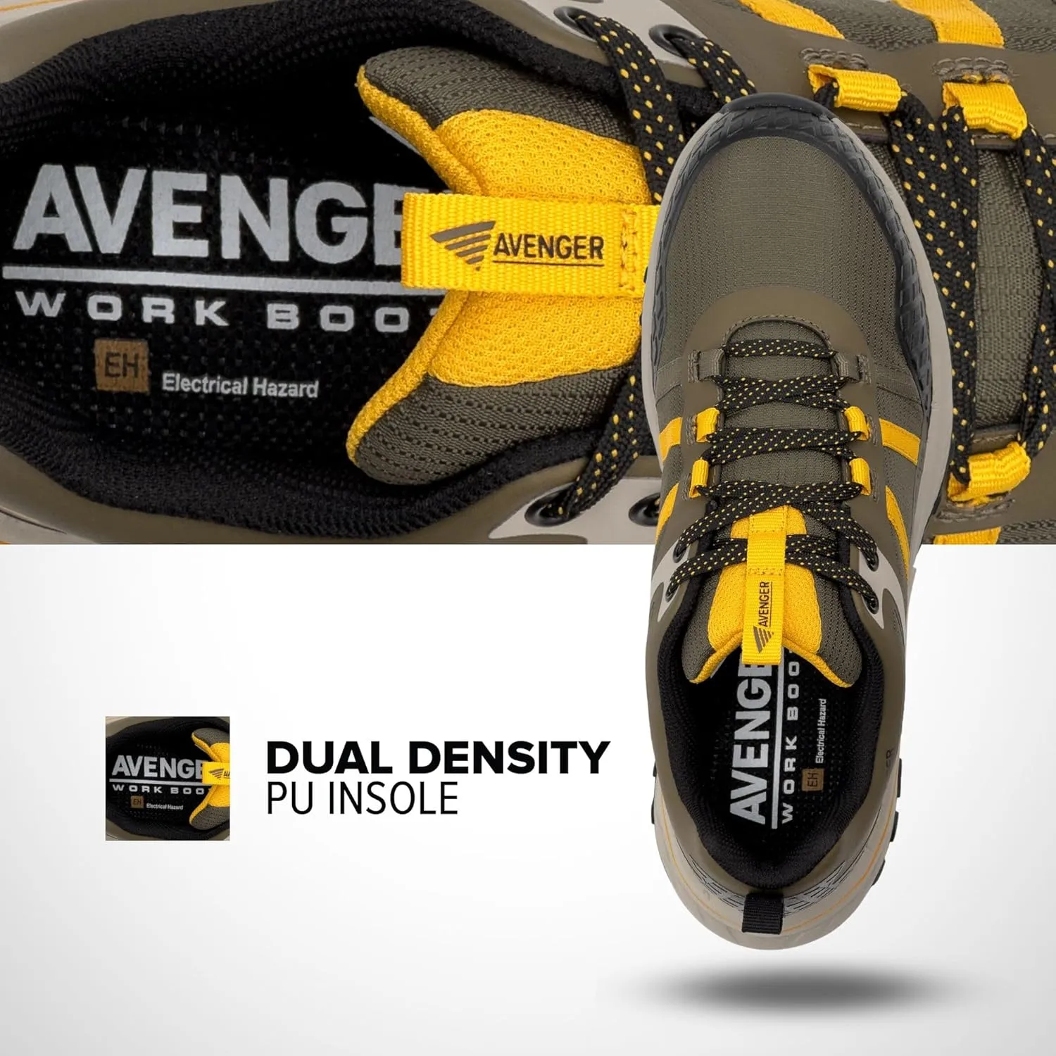 Avenger Work Boots Men's Composite Toe Aero Trail Industrial Shoe