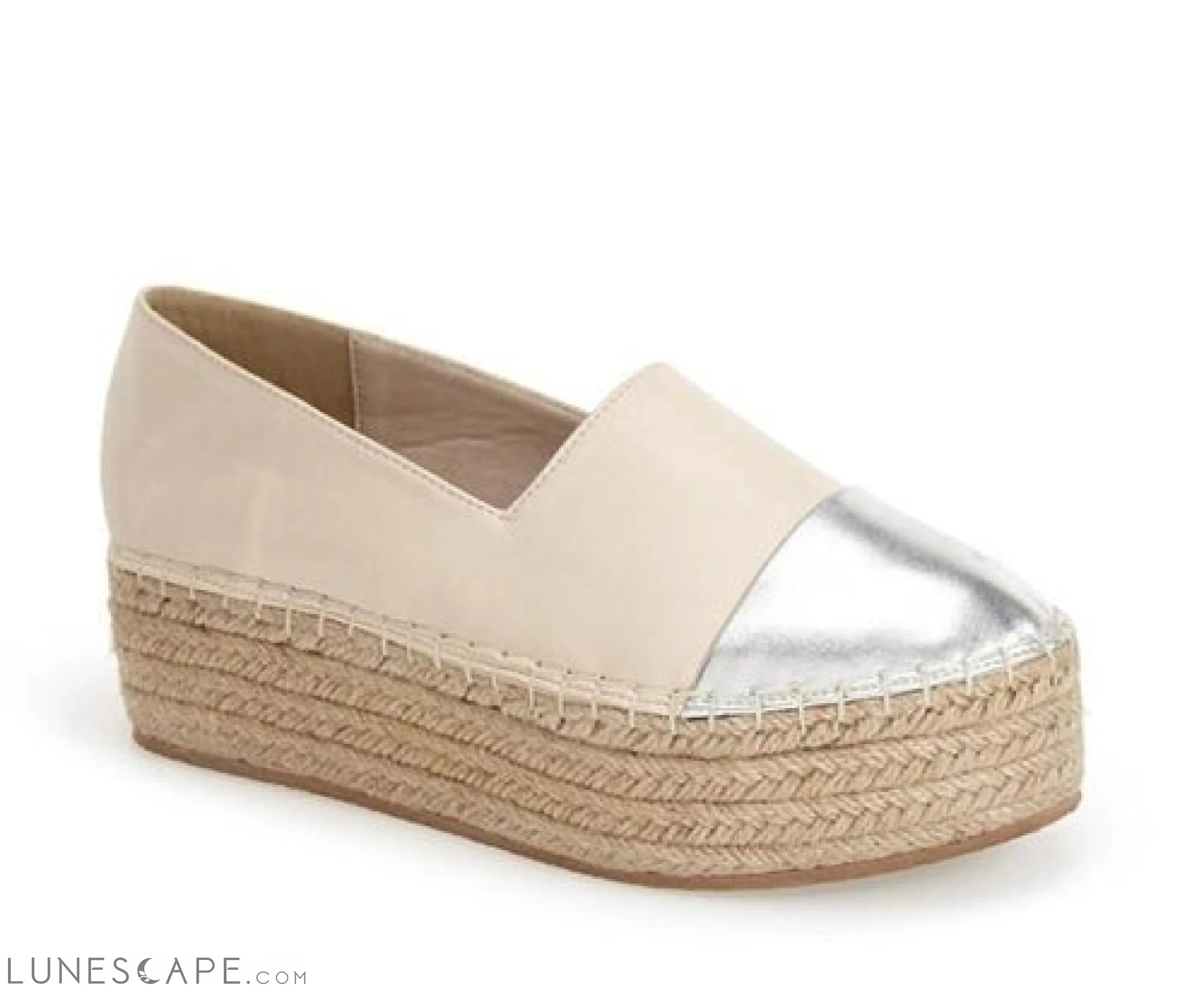 AZALIAH Cap-Toe Platform Espadrilles