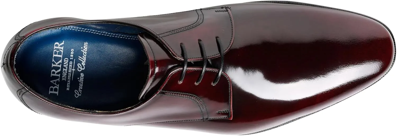 BARKER Rutherford Men's Handmade Leather Oxford Derby Shoes – Goodyear Welted, Full Leather Sole & Lining, Classic Formal Dress Shoes for Business & Weddings