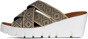 Bernie Mev Women's Venti Martini Wedge Heel Slide Sandal