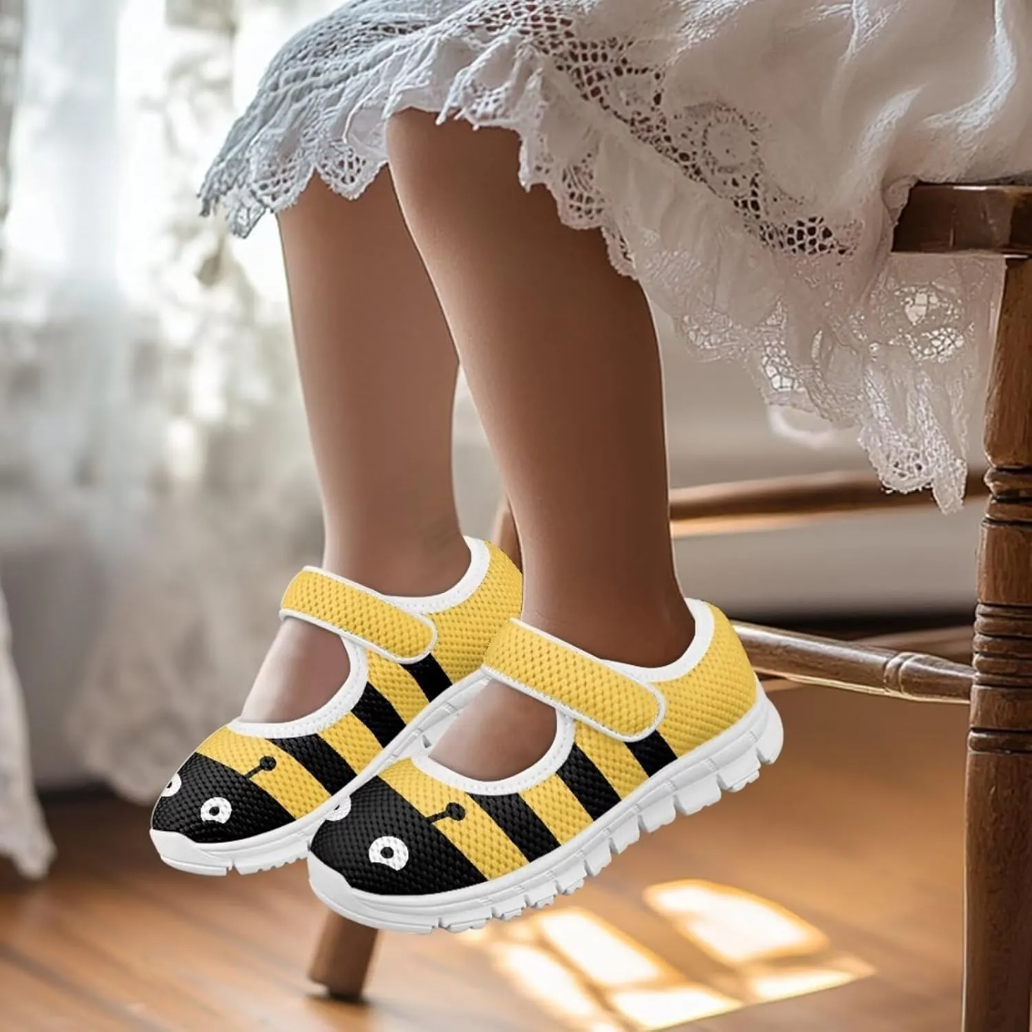 Binienty Girls Dress Shoes Mary Jane Flats Size 11-2.5 School Uniform Sneakers Anti Slip