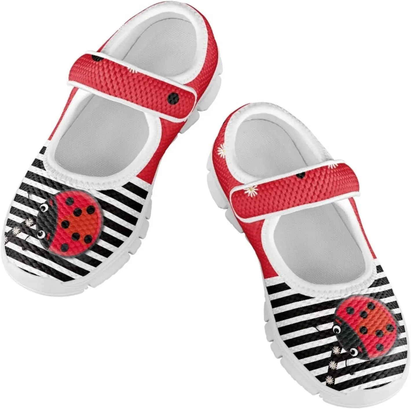 Binienty Girls Dress Shoes Mary Jane Flats Size 11-2.5 School Uniform Sneakers Anti Slip