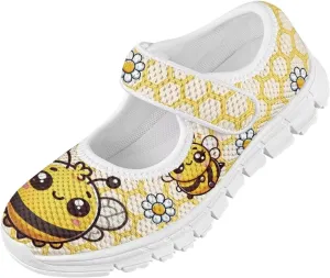 Binienty Girls Dress Shoes Mary Jane Flats Size 11-2.5 School Uniform Sneakers Anti Slip