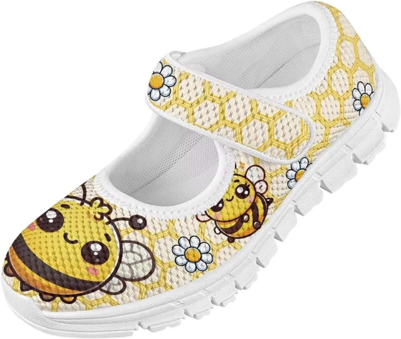 Binienty Girls Dress Shoes Mary Jane Flats Size 11-2.5 School Uniform Sneakers Anti Slip