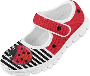 Binienty Girls Dress Shoes Mary Jane Flats Size 11-2.5 School Uniform Sneakers Anti Slip