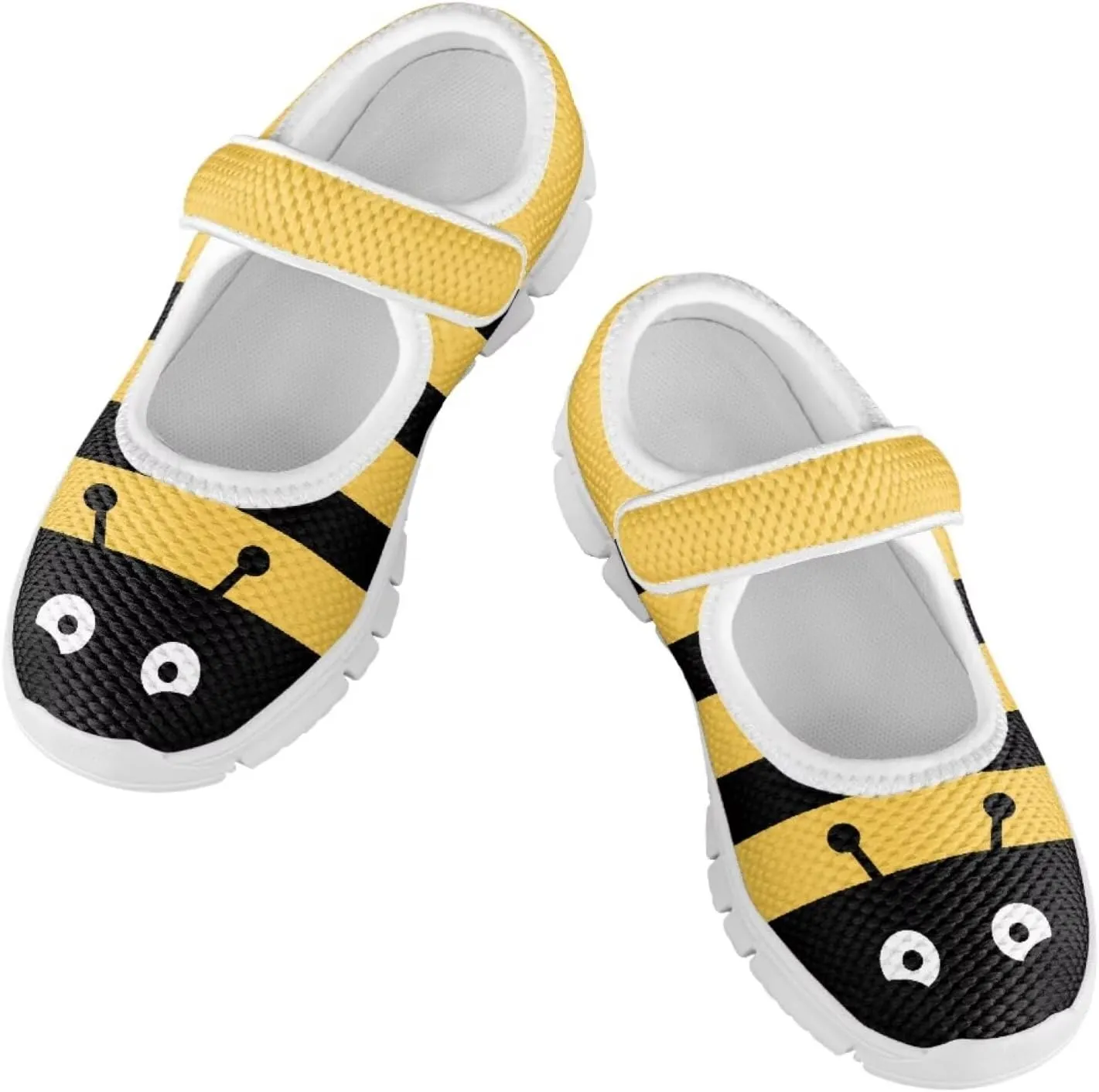 Binienty Girls Dress Shoes Mary Jane Flats Size 11-2.5 School Uniform Sneakers Anti Slip