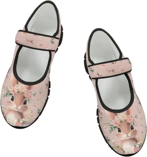 Binienty Mary Jane Shoes Women Wide Width Dress Flats Round Toe Non Slip Low Cut Casual Travel Shoes