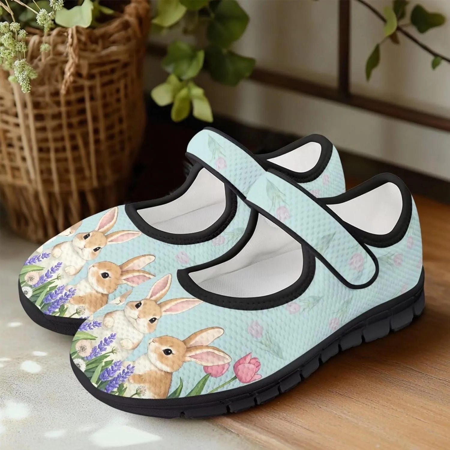 Binienty Mary Jane Shoes Women Wide Width Dress Flats Round Toe Non Slip Low Cut Casual Travel Shoes