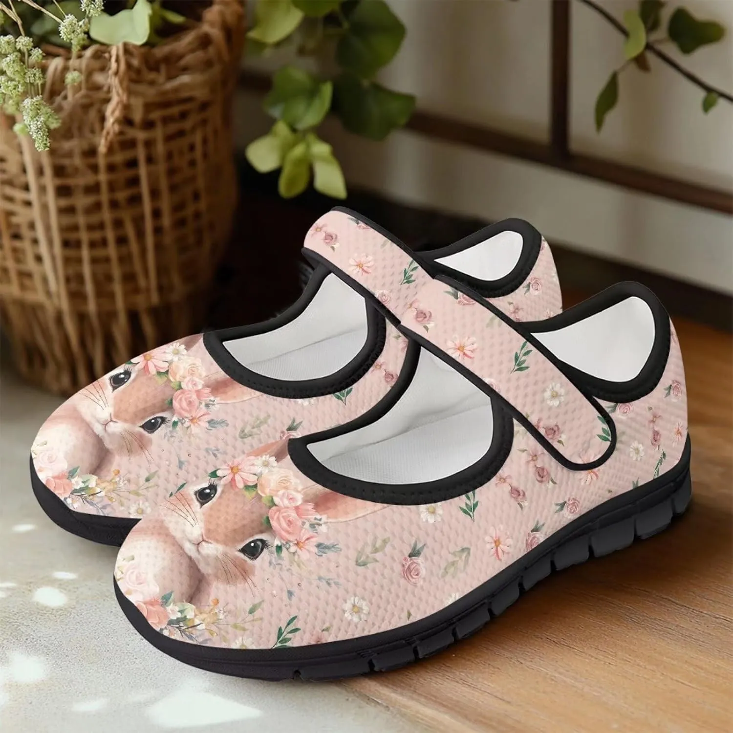 Binienty Mary Jane Shoes Women Wide Width Dress Flats Round Toe Non Slip Low Cut Casual Travel Shoes