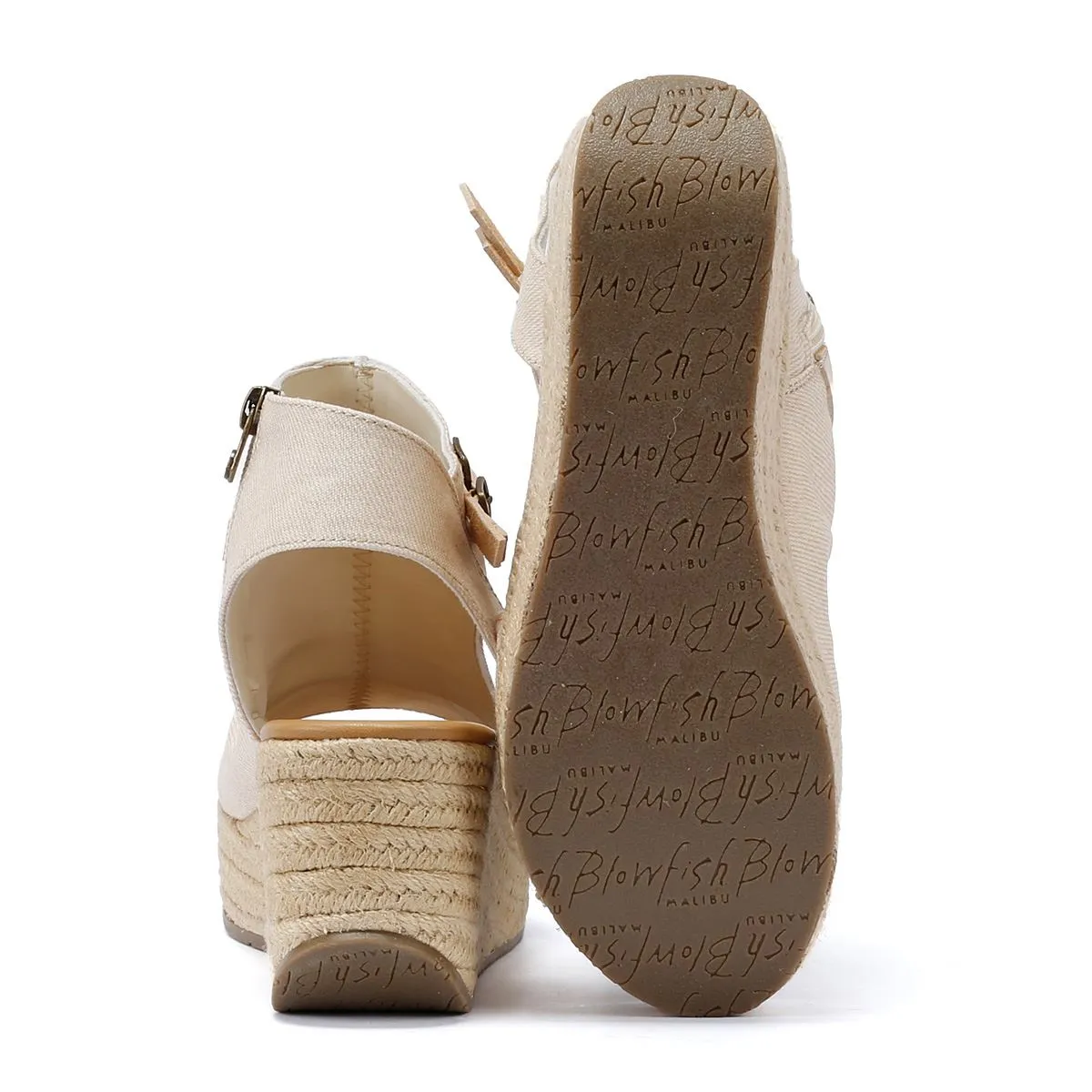 Blowfish Malibu Lacey Women's Bone Denim Sandals