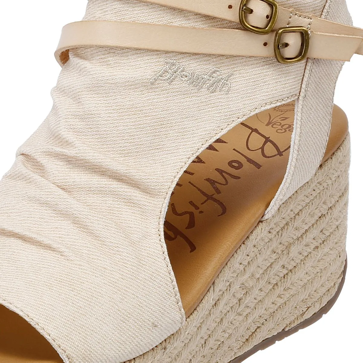 Blowfish Malibu Lacey Women's Bone Denim Sandals