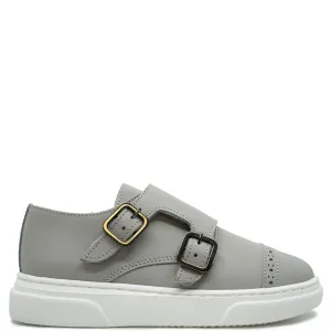 Blublonc Grey Rubber Captoe Dress Sneaker