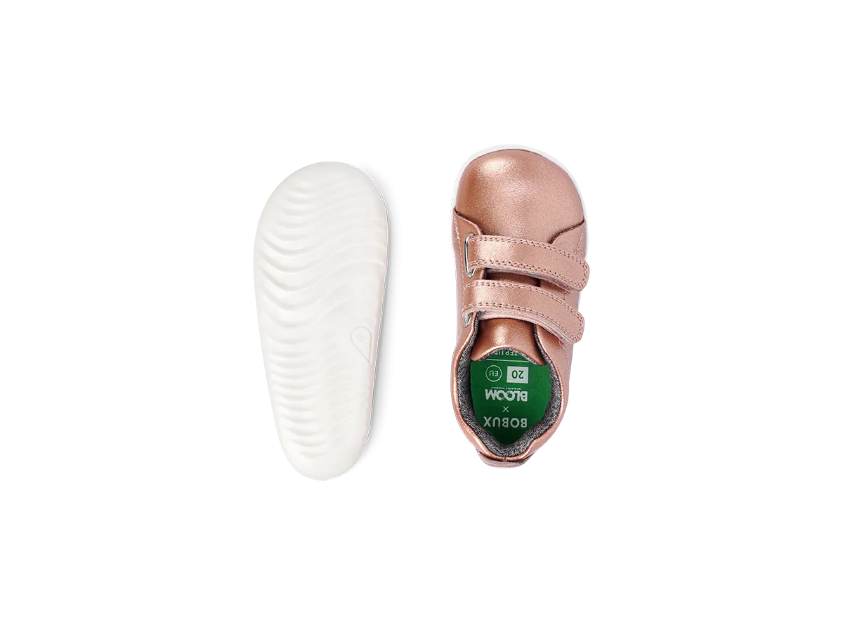 Bobux Step Up Grass Court Trainer (Rose Gold)