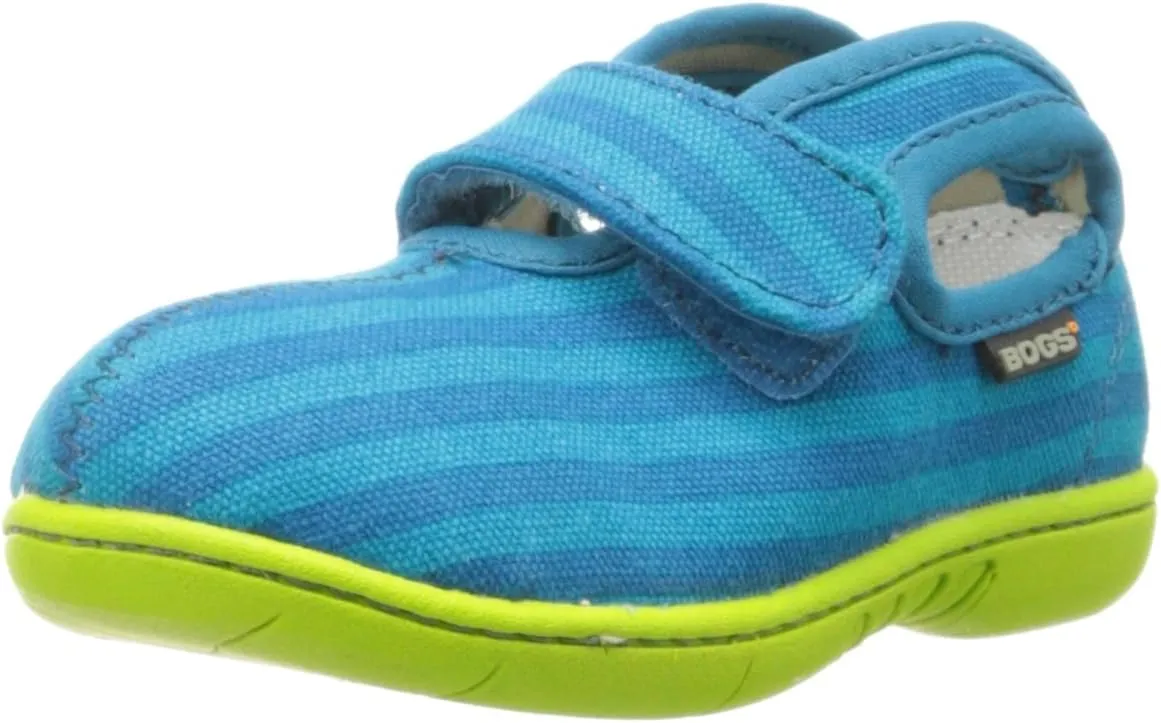 Bogs Baby Canvas Mid Stripe Sneaker (Toddler),Violet Multi, 9 M US Toddler