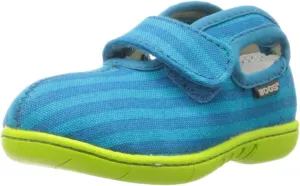 Bogs Baby Canvas Mid Stripe Sneaker (Toddler),Violet Multi, 9 M US Toddler