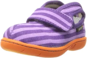 Bogs Baby Canvas Mid Stripe Sneaker (Toddler),Violet Multi, 9 M US Toddler