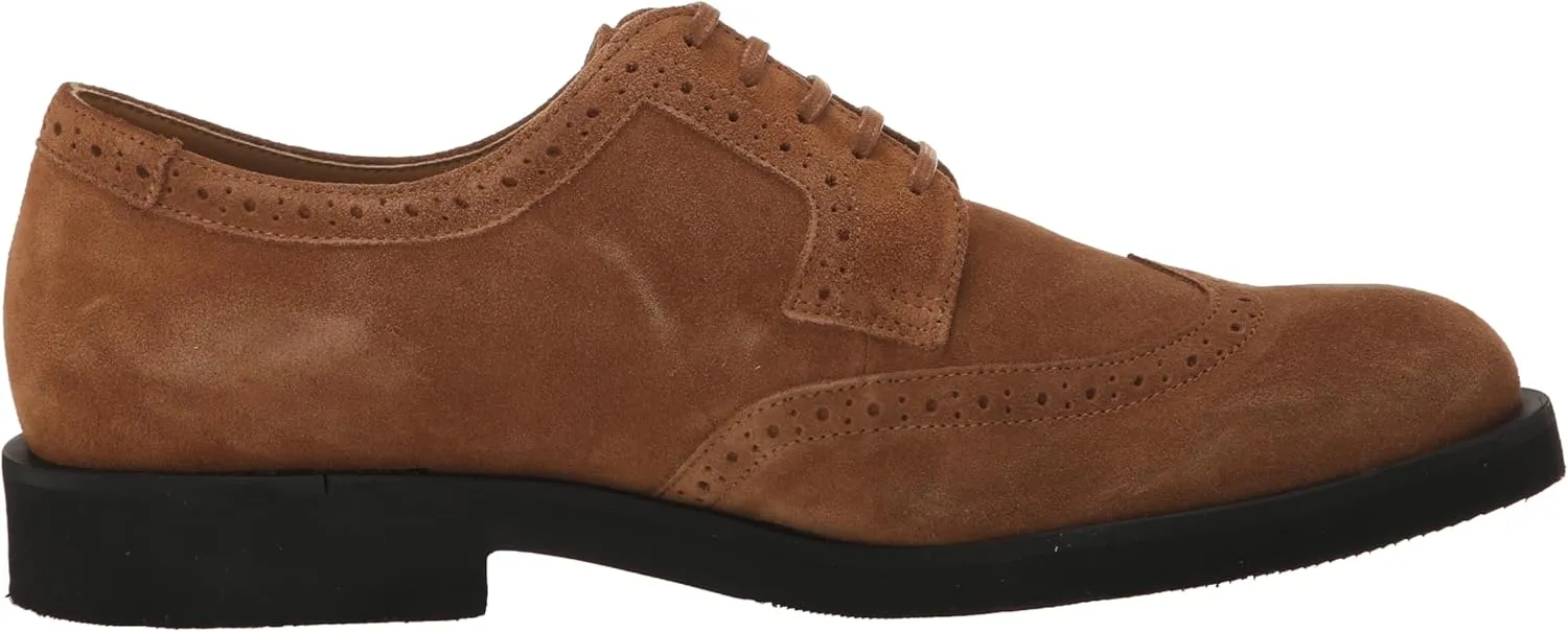 BOSS Men's Baird Suede Leather Derby Shoe Oxford