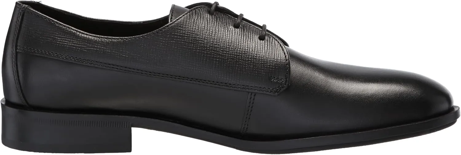 BOSS Men's Colby Mixed Leather Lace Up Derby Dress Shoe Oxford