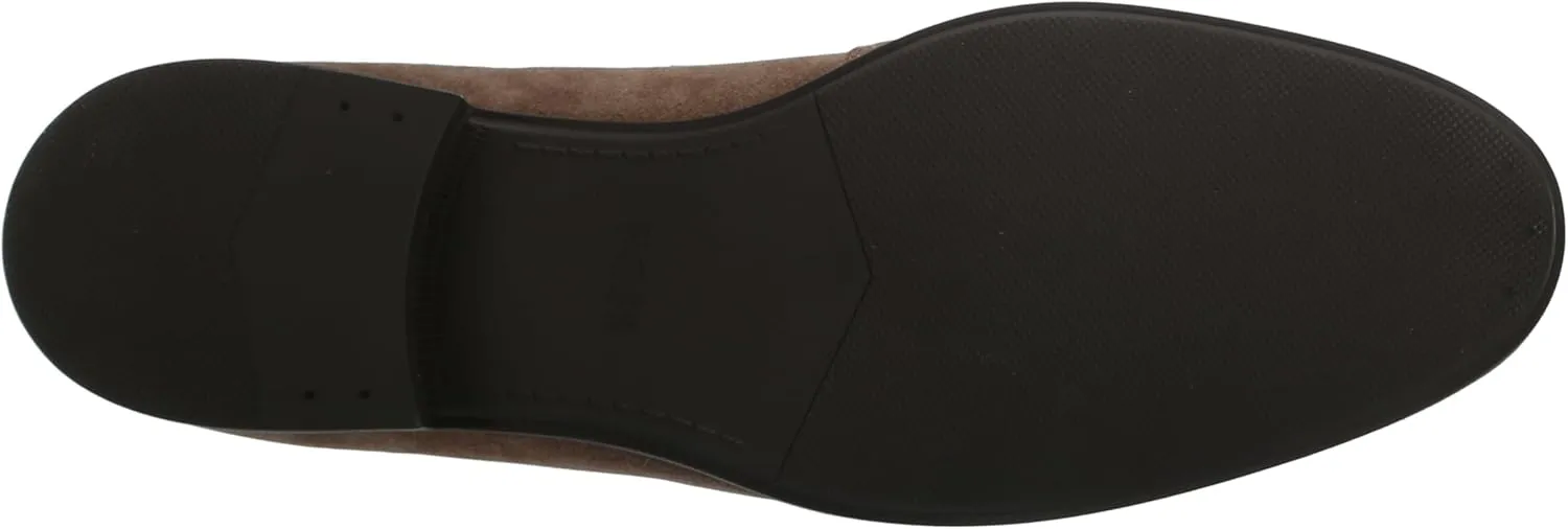 BOSS Men's Colby Smooth Suede Lace Up Derby Dress Shoe Oxford Flat