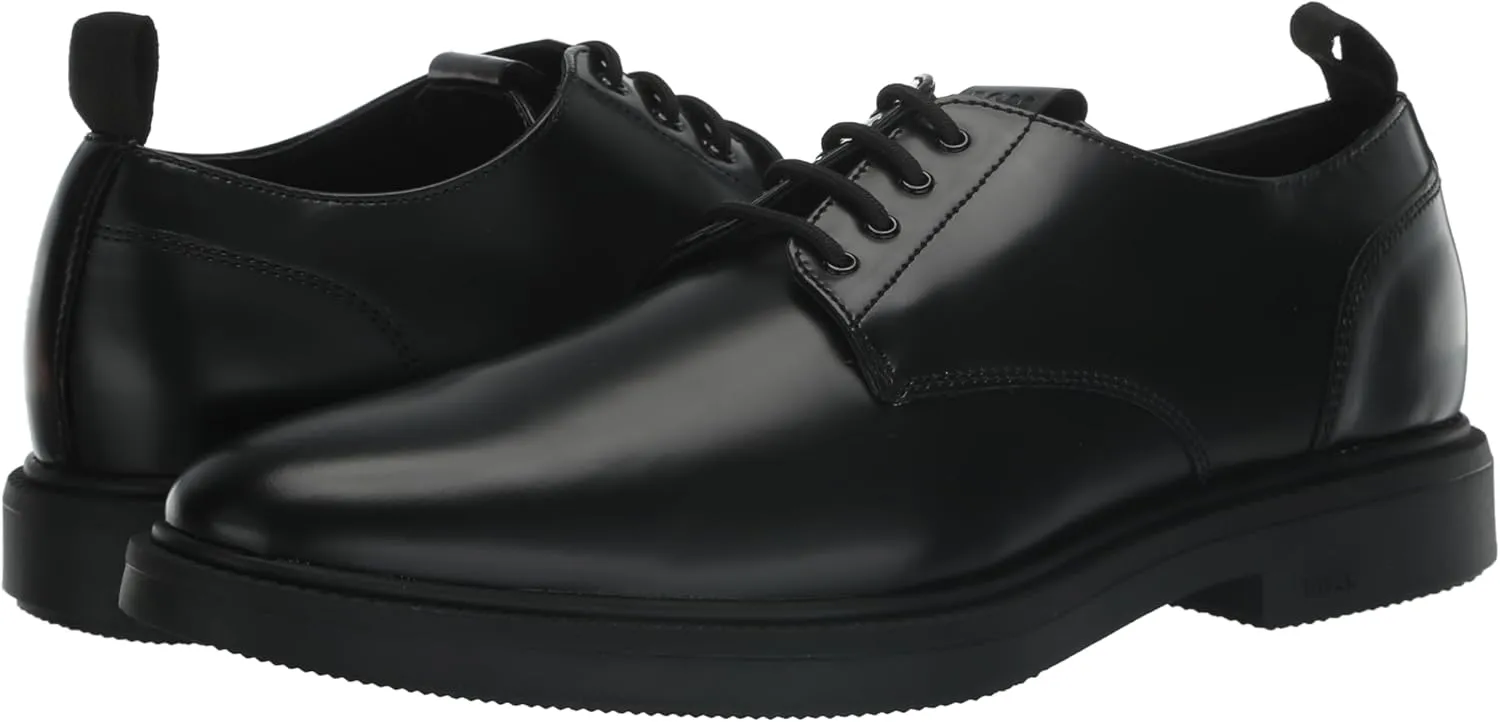 BOSS Men's Larry Brush Off Leather Derby Shoe Oxford